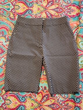 Womens Black And White Dress Bermuda Shorts By WHBH